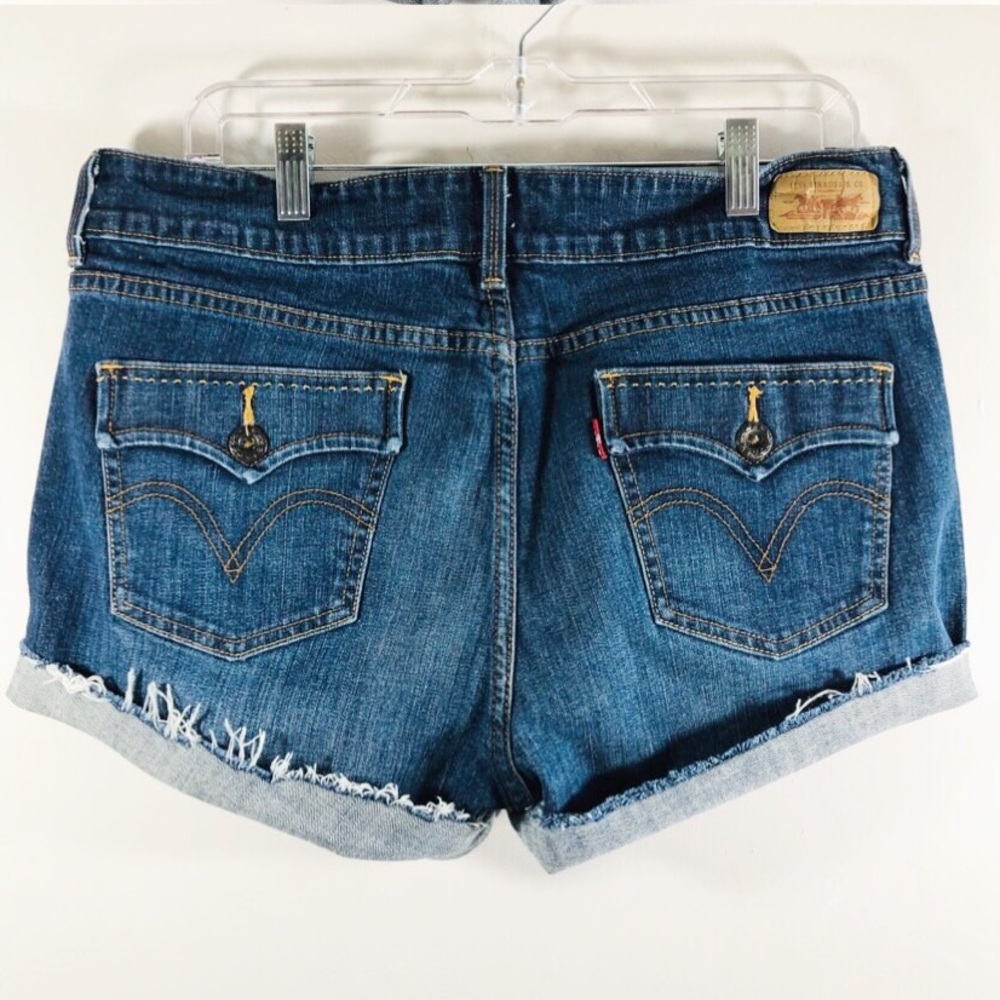 Levi’s cutoff shorts slender stretch Sz 14 cute!